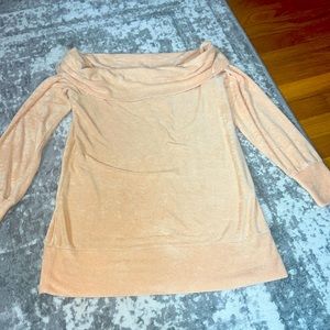 Lauren Conrad wide neck long sleeved top